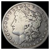 1891-O Silver Morgan Dollar LIGHTLY CIRCULATED