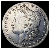 1899-O Silver Morgan Dollar ABOUT UNCIRCULATED
