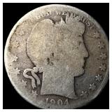1904-S Silver Barber Half Dollar NICELY CIRCULATED