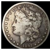 1892-S Silver Morgan Dollar NICELY CIRCULATED