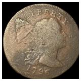 1796 Liberty Cap Large Cent NICELY CIRCULATED