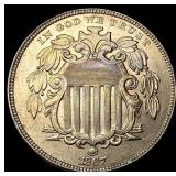 1867 Shield Nickel UNCIRCULATED