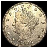 1883 Liberty Head Nickel (No Cents) CHOICE AU