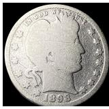 1898 Barber Silver Quarter NICELY CIRCULATED
