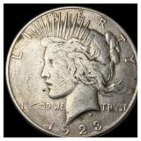 1923-S Silver Peace Dollar LIGHTLY CIRCULATED
