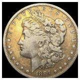1884-S Silver Morgan Dollar ABOUT UNCIRCULATED