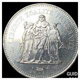 1978 France SIlver 50 Francs