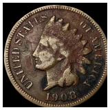 1908 Indian Head Cent NICELY CIRCULATED