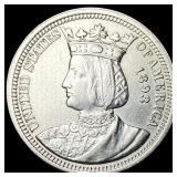 1893 Columbian Exposition Quarter Dollar CLOSELY U