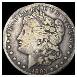 1893-CC Silver Morgan Dollar HIGH GRADE