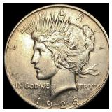 1926 Silver Peace Dollar NEARLY UNCIRCULATED