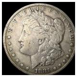 1881 Morgan Silver Dollar ABOUT UNCIRCULATED
