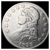 1833 Capped Bust Half Dollar ABOUT UNCIRCULATED