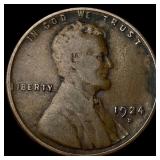 1924-D Lincoln Wheat Cent LIGHTLY CIRCULATED
