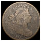 1803 Draped Bust Large Cent NICELY CIRCULATED