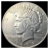 1935 Silver Peace Dollar LIGHTLY CIRCULATED