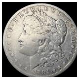 1884-O Silver Morgan Dollar LIGHTLY CIRCULATED