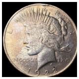 1922 Peace Silver Dollar NEARLY UNCIRCULATED