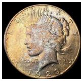 1923-S Silver Peace Dollar ABOUT UNCIRCULATED