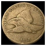 1858 Flying Eagle Cent LIGHTLY CIRCULATED