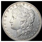 1897-O Silver Morgan Dollar NEARLY UNCIRCULATED
