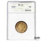 1912 Liberty Victory Nickel ANACS MS63