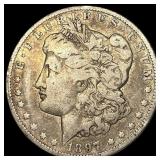 1897-O Silver Morgan Dollar ABOUT UNCIRCULATED