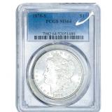 1878-S Morgan Silver Dollar PCGS MS64