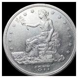1877-S Silver Trade Dollar CLOSELY UNCIRCULATED