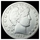 1912-S Silver Half Dollar LIGHTLY CIRCULATED