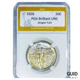 1926 Oregon Trail Half Dollar PGA Brilliant Uncirc