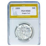 1926 Oregon Trail Half Dollar PGA MS66