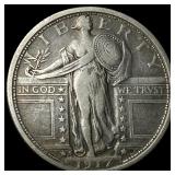 1917-S Silver Standing Liberty Quarter  LIGHTLY C