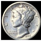 1926-S Silver Mercury Dime NEARLY  UNCIRCULATED