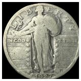 1927-S Silver Standing Liberty Quarter NICELY  CI