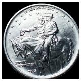 1925 Stone Mountain Silver Half Dollar GEM BU