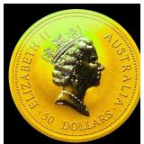 1997 Gold 1/2 oz Australian Nugget $50 GEM PROOF
