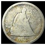 1875-S Seated Liberty Half Dollar NICELY  CIRCULA