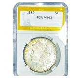 1889 Morgan Silver Dollar PGA MS63