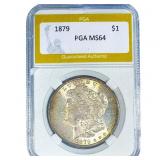 1879 Morgan Silver Dollar PGA MS64