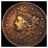1835 Coronet Head Large Cent HIGH GRADE