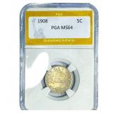 1908 Liberty Victory Nickel PGA MS64