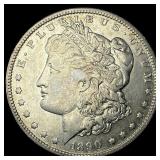 1890-O Silver Morgan Dollar ABOUT UNCIRCULATED