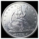 1874 Arrows Silver Seated Liberty Half Dollar  CL