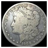 1900-S Silver Morgan Dollar ABOUT UNCIRCULATED