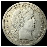 1911 Barber Quarter NEARLY UNCIRCULATED
