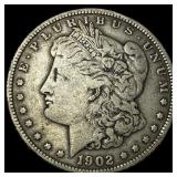 1902 Silver Morgan Dollar NEARLY UNCIRCULATED