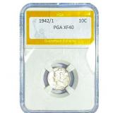 1942/1 Mercury Silver Dime PGA XF40