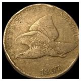 1857 Flying Eagle Cent LIGHTLY CIRCULATED