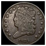 1834 Classic Head Half Cent LIGHTLY CIRCULATED